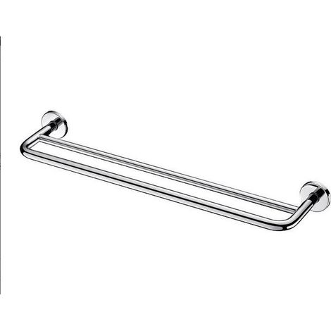 Porte-serviette inox - 2 barres - Delabie (1/4)