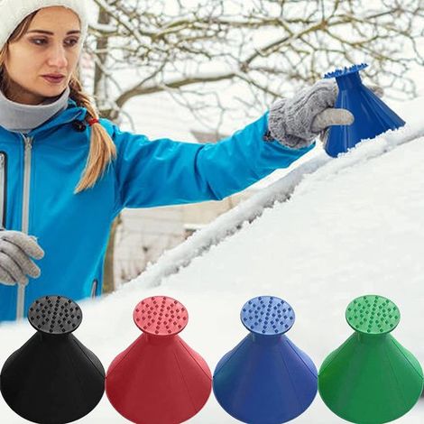Raschietto per ghiaccio - Raschietto per finestrini - Pala raschietto per neve e ghiaccio per parabrezza, pala per la rimozione del gelo, strumento per la manutenzione del parabrezza (1/4)