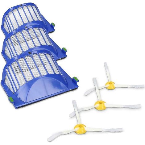 Ersatzfilterset kompatibel mit Saugrobotern der Serien 600, 620, 630, 650, 660, 670 und 690.