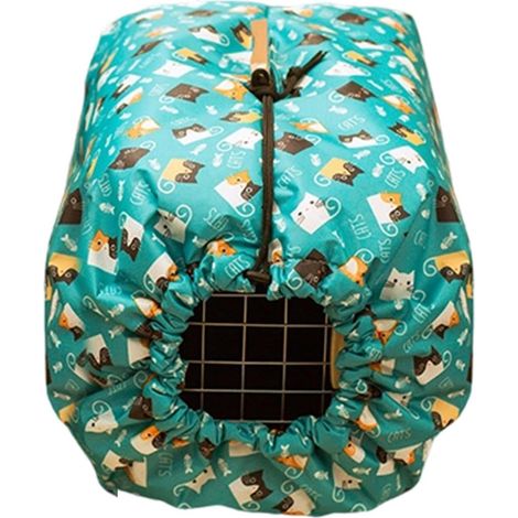 Housse de Cage pour Chien Couverture Isolante et Antivents Housses de Cage de pour Chenils pour Taille Petite Moyenne Grande Chiots Chats Maison Camping Extérieur Caravane Hiver (1/5)