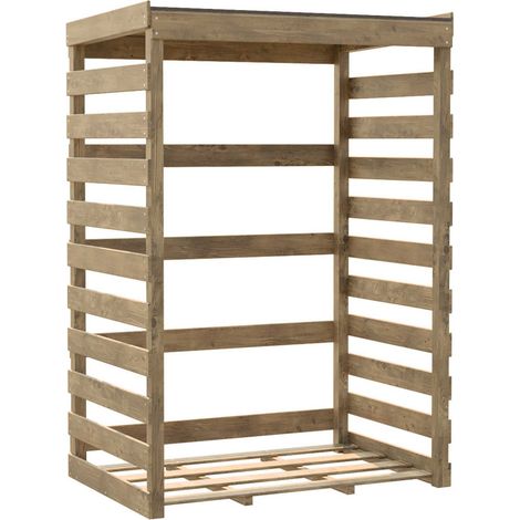ABRI BUCHES BOIS 120X82X174CM (1/5)