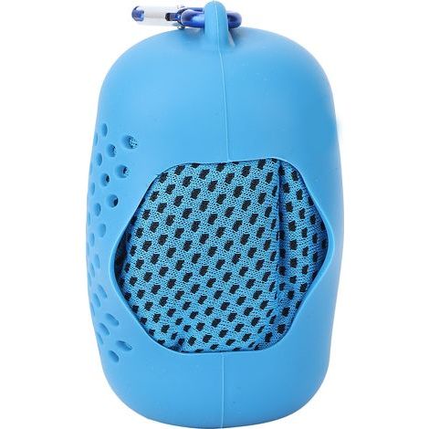 Serviette Rafraîchissante Instantanée pour le Cou - Douce et Respirante pour Yoga, Gym, Camping, Course et Entraînement - Bleu (1/5)