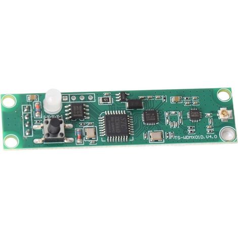 Ulisem Drahtloser DMX-Sender, 2,4 GHz Drahtloser DMX512-Transceiver, Lernplatine, Drahtloser DMX-LED-Lichtcontroller, Senderempfänger