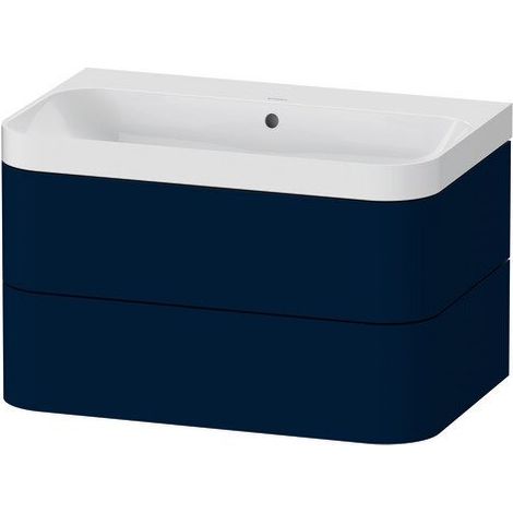 DURAVIT HP4347N9898 WTU avec Happy D.2 Plus, 2 éclaboussures, sans