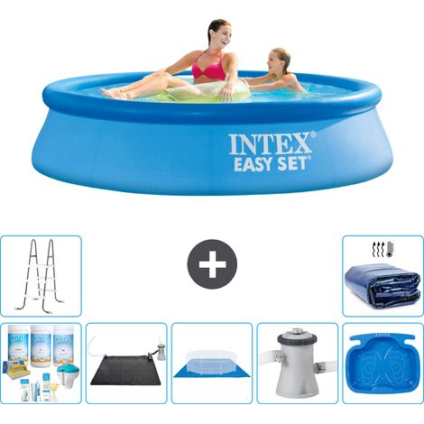 Intex Piscine Easy Set Ronde - 244x61 cm - 8-pièces S20124