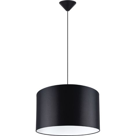Suspension ronde noire Ø40 ZEPHYR E27 15W Pure Lume (1/5)