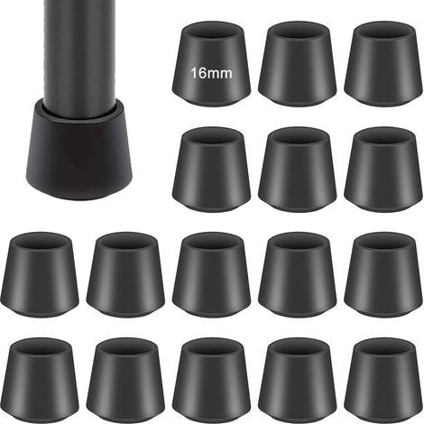 Housses de pieds de chaise, 32 protections en caoutchouc pour pieds de chaise, coussinets de protection pour pieds de chaise, housses de pieds de chaise en silicone, chaussettes pour pieds de chaise, (1/5)