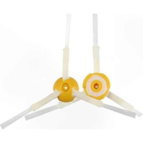 Set of 6 plastic brushes for robot vacuum cleaners and floor cleaners - Compatible with several models (1/4)