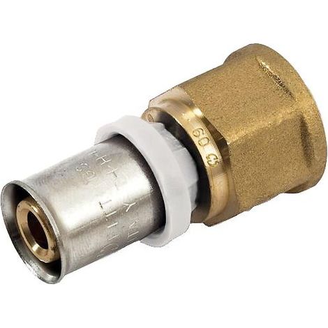 Raccord à sertir pour multicouche Acopex Alu diamètre nominal 20 fixe Femelle 1/2'' (15x21) - THERMACOME