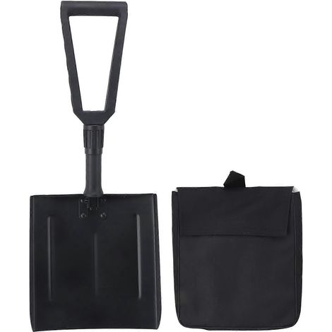 Faltbare Eisschaufel mit D-förmigem Griff, tragbare Schaufel für den Heimgebrauch, industrielle Reinigung, Schneeräumung im Freien