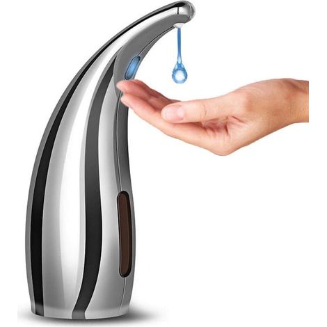 Distributeur De Savon Automatique, Sans Contact, Distributeur De Savon Liquide, étanche IP67, Distributeur De Savon électrique Avec Détecteur De Mouvement Infrarouge Pour Cuisine, Salle De Bain - (1/5)