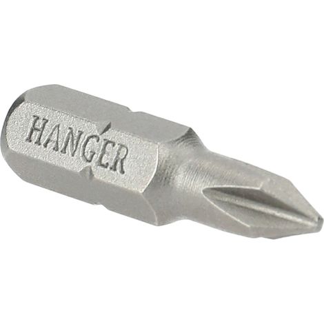 Boîte de 50 embouts cruciformes PH2 25mm - HANGER - 133019
