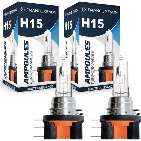 2 x Ampoules H15 15/55W ORIGINE - FRANCE-XENON - OEM - ampoule halogène (1/3)
