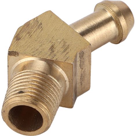 Raccord coudé 45° pour durite turbo, filetage NPT 1/8in 27, laiton, remplacement Garrett T, embout conique haute performance (1/5)