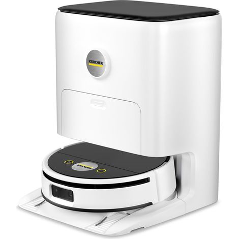 Robot aspirateur-laveur RVF 7 Comfort Extra avec Station Multifonctions, Commande Via Application, Navigation LiDAR, caméra, IA, détection des pièces et des Obstacles, pour sols durs et Tapis (1/5)