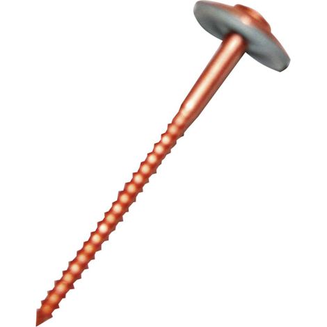 Boîte 50 vis parapluie inox 18/10 cuivre 65x4,5 torx - DIMOS - 774632 (1/2)
