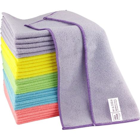 Paños de microfibra IH de 30x30 cm, 30 unidades, colores surtidos. (1/5)