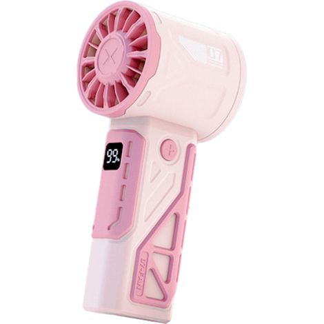 Tragbarer Outdoor-Handventilator für heiße Tage, 100 stufenlos regulierbare Geschwindigkeiten, Sommer-Hochleistungsventilator