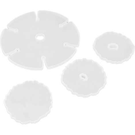Moule en silicone souple pour dessous de verre personnalisé portable (1/5)