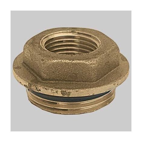 TAPPO MASCHIO CON FORO FILETTATO E O-RING - 3/4 x 3/8