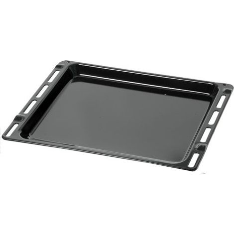 Whirlpool – Plaque pâtisserie lèche frite pour four à pizza – Largeur 40cm – Longueur 30cm – Acier inoxydable – 481010657928