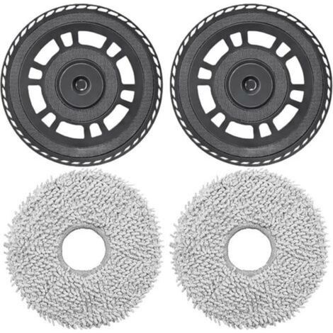 -Mop Cloths with Replacement Holder Accessories for Dreame L10s Pro Ultra Heat, X40 Ultra, X40 Master, L40 Ultra, L20 Ultra Robot Aspirateur Mop Plates Replacement Parts (1/4)