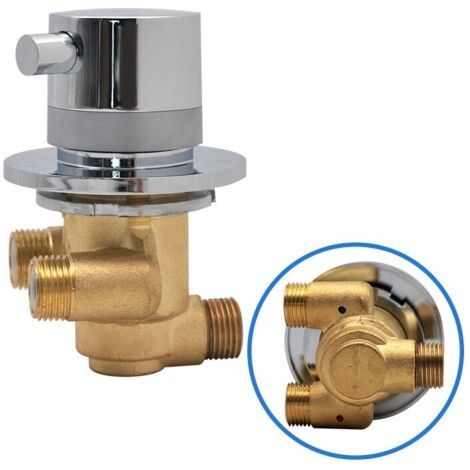 Robinet thermostatique 4H, salle de douche, baignoire, mitigeur d'eau solaire, chauffe-eau de douche apparent, robinet de régulation de température, interrupteur de robinet,
