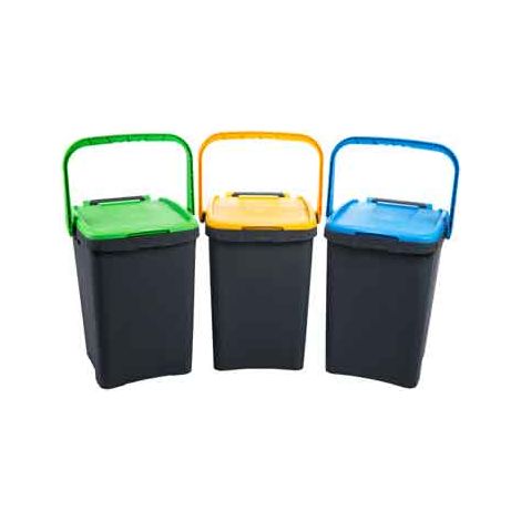 PATTUMIERA ECOPLUS 50 lt - cm 43x41x54,5h