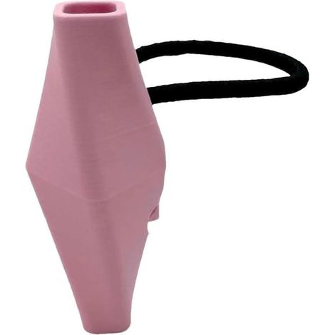 Vase à vélo design géométrique silicone amovible, accessoire guidon rose pour filles, femmes, ados, enfants, compatible cruiser, scooter, cyclomoteur (1/5)
