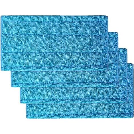 4 Lingettes Réutilisables pour Balai Spray Swiffer Lavables Machine Nettoyage Serpillières (1/4)
