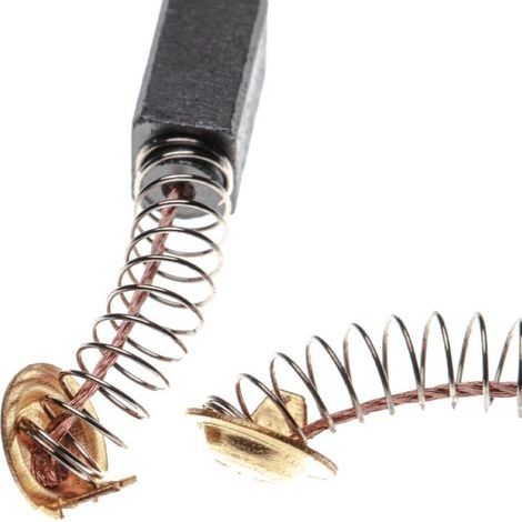 2x balai de charbon pour moteur électrique 6,5 x 7,5 x 12,5mm compatible avec Hitachi WR14VB, WR16SA outil électrique (1/2)