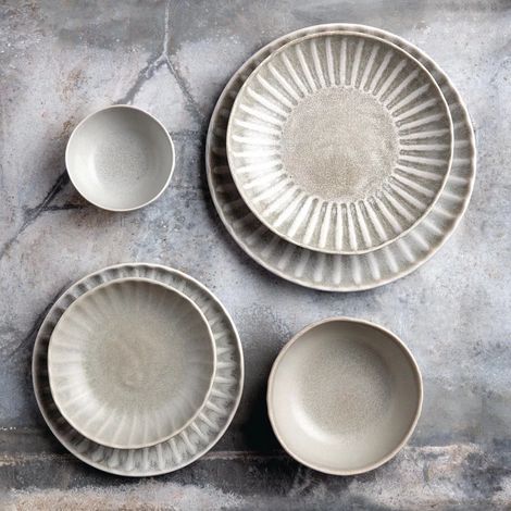 Assiette Restaurant Creuse 220 ou 150 mm Corallite - Lot de 6 - Olympia (1/5)