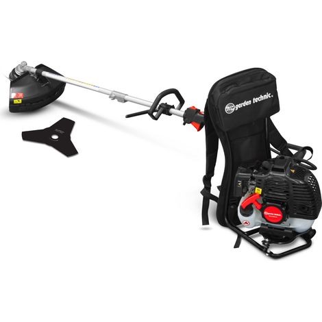 Motor-Heckenschere mit Rückenantrieb 52CC - Messer + Faden - Elem Garden