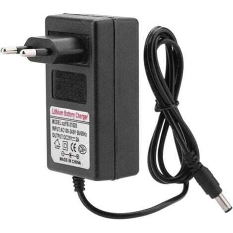 [NEVER USED] Li-ion battery power adapter, replacement charging power adapter AC 100-240V DC 21V 2A