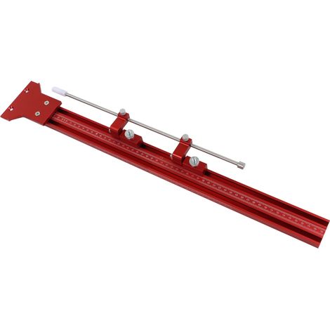 Système de rails de guidage parallèles en alliage d'aluminium, échelle de précision pour scie circulaire à bois, rail de guidage pour le pointage (1/5)