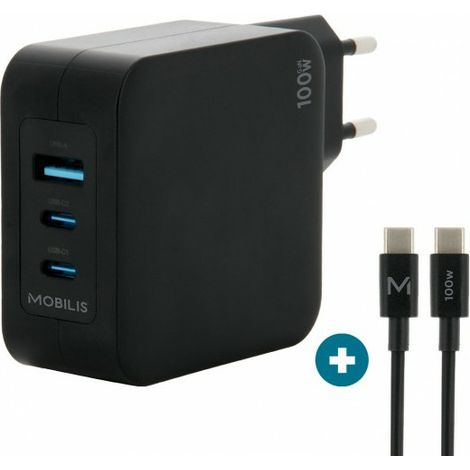 cargador de pared -100w - 1 usb-a usb-c (1/4)
