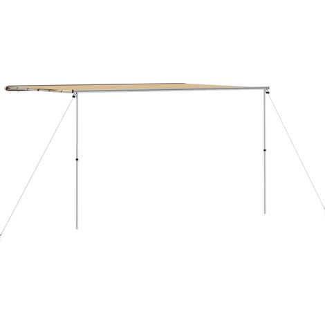 vidaXL Camper & Caravan Awning 4x3x2.15 m Beige