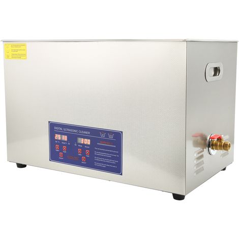 Nettoyeur Ultrasons 30L Cuve Acier Inoxydable avec Chauffage et Minuteur Numérique PS-100AEU 220V (1/5)
