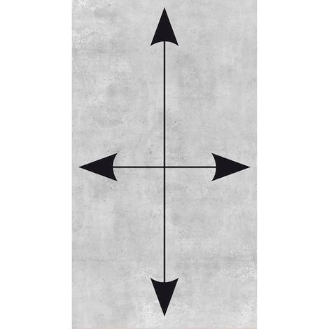 VETRO Glasscheibe BETON 20-120 x 90-180 cm Anfertigung