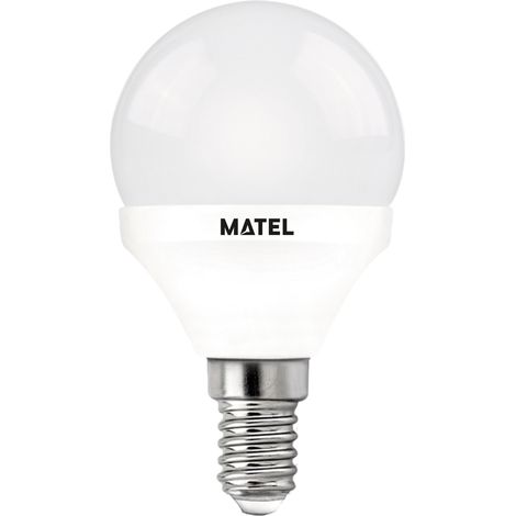 Ampoule led sphérique chaude Matel e14 5w (3 intensités) (1/2)