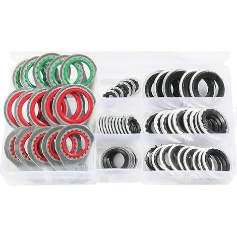 Kit de joints toriques A/CO, joints d'accessoires automobiles, assortiment de joints toriques -- (1/5)
