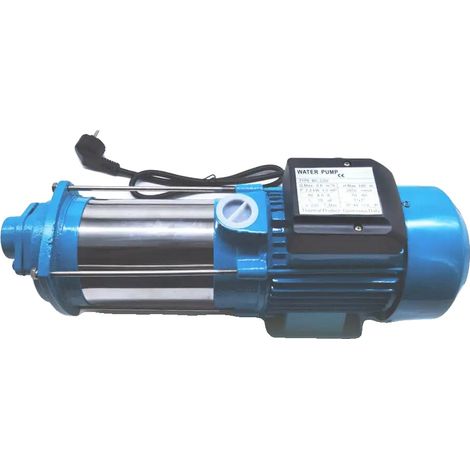 Bomba centrífuga, motor de 2500 W, caudal de 4000 L/H, color azul. (1/2)