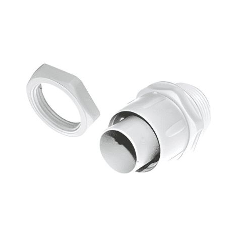 Raccord pour gaine spiralée Ø25 pas métrique 1,5 gaine/boîte IP65 FAEG - FG16625