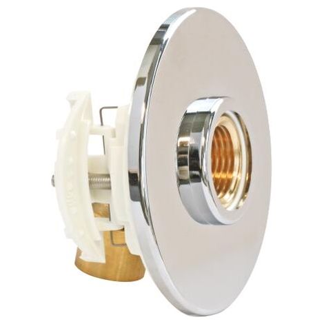 Sortie de cloison simple Fixoplac coudé PER à sertir Ø12 - femelle 1/2'' (15/21) plaque alvéolaire pour machine à laver