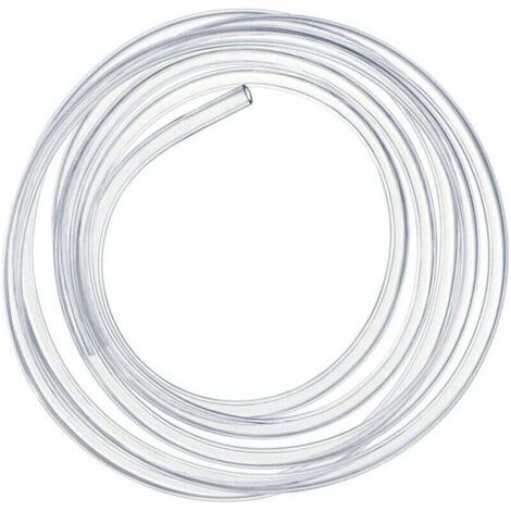 Tuyau Transparent de Pression 10 mètres, 10 × 12mm Tuyauterie Flexible Tube de PVC (1/4)