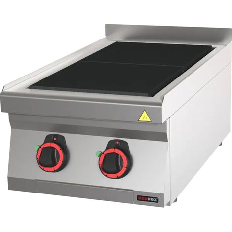Fourneau électrique avec 2 coup de feu TOP REDFOX - SPL 70/04 E - REDFOX