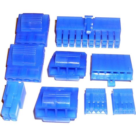 BeMatik - Kit Conectores Fuente de Alimentación (UV Azul)