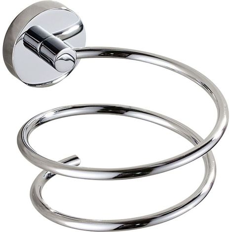 Wall-mounted hair dryer holder, 304 stainless steel hair dryer holder, bathroom accessories (1/5)