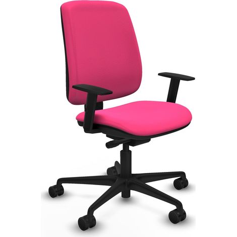 Silla de oficina piqueras y crespo Alares cuero sintético rosa (1/2)