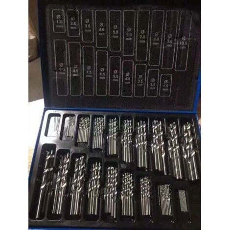 170-teiliges Kobalt-Bohrerset (HSS-Co / Edelstahl) HSS-Metall – speziell für Edelstahl entwickelt (1/3)
